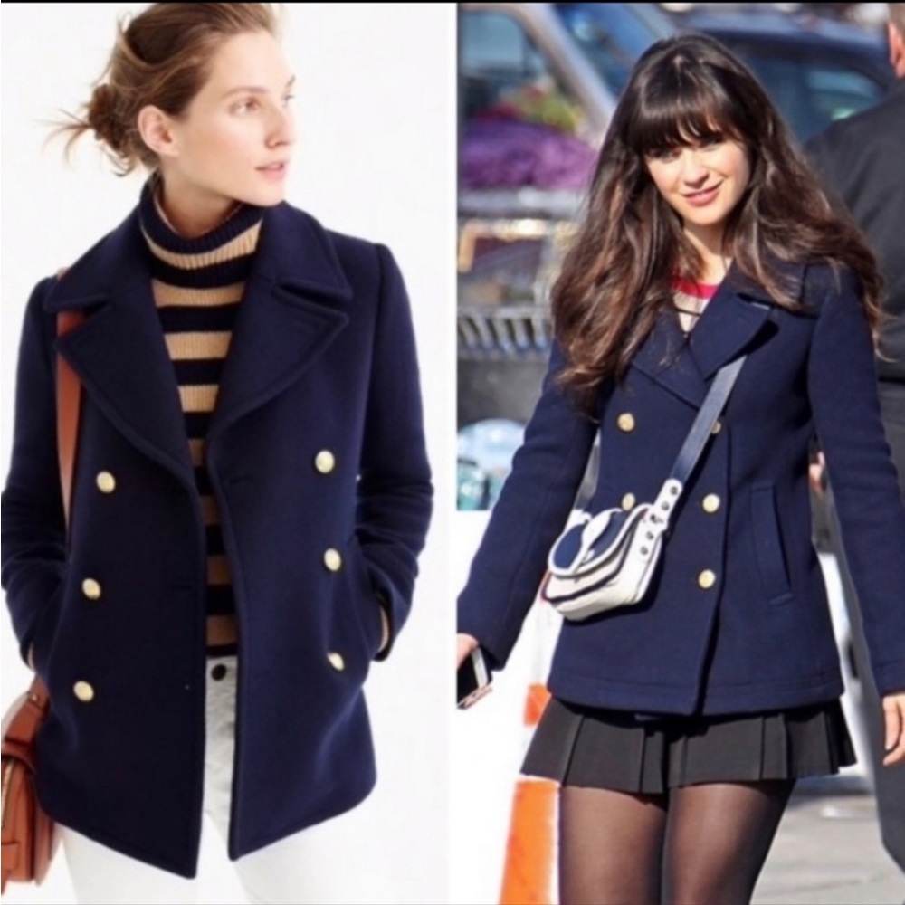 J.Crew Majesty Peacoat in Navy